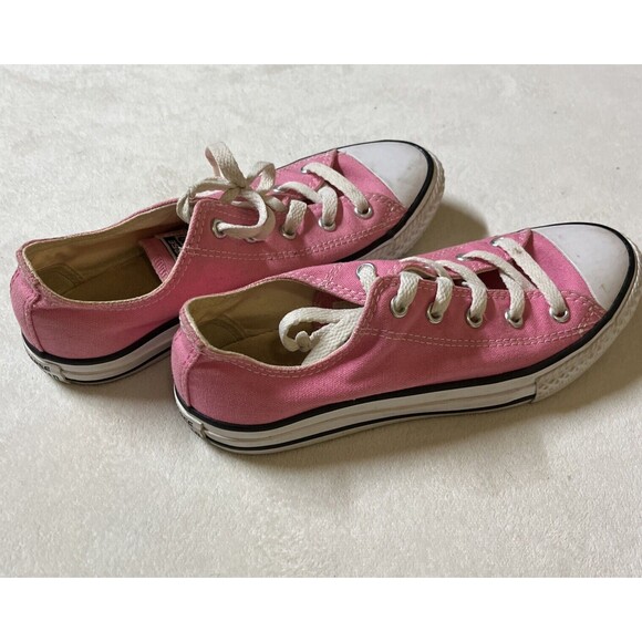 Converse Chuck Taylor All Star Pink Canvas Shoes Sneakers Youth Size US Size 3 - Picture 5 of 8
